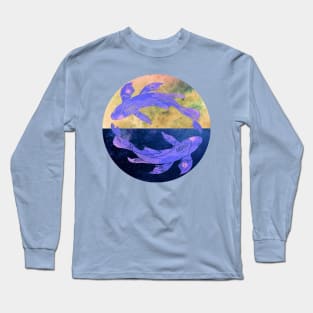 Watercolor Pisces Long Sleeve T-Shirt